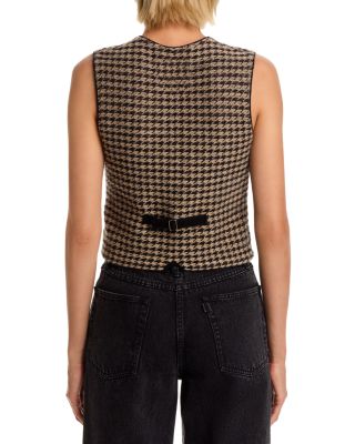 Houndstooth Vest