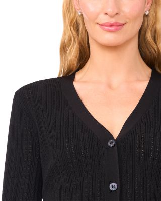 V Neck Cropped Cardigan  