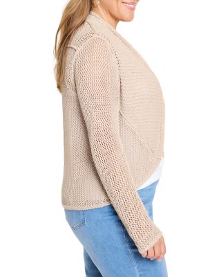 Mesh Cocoon Cardigan