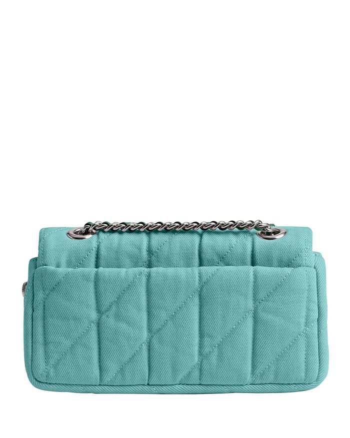 Quilted Denim Tabby Shoulder Bag 20