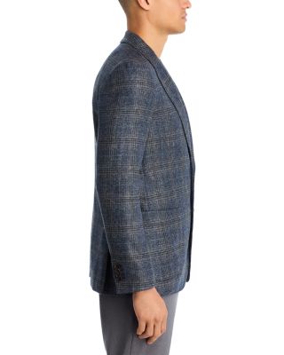 M&amp;eacute;lange Plaid Soft Jacket
