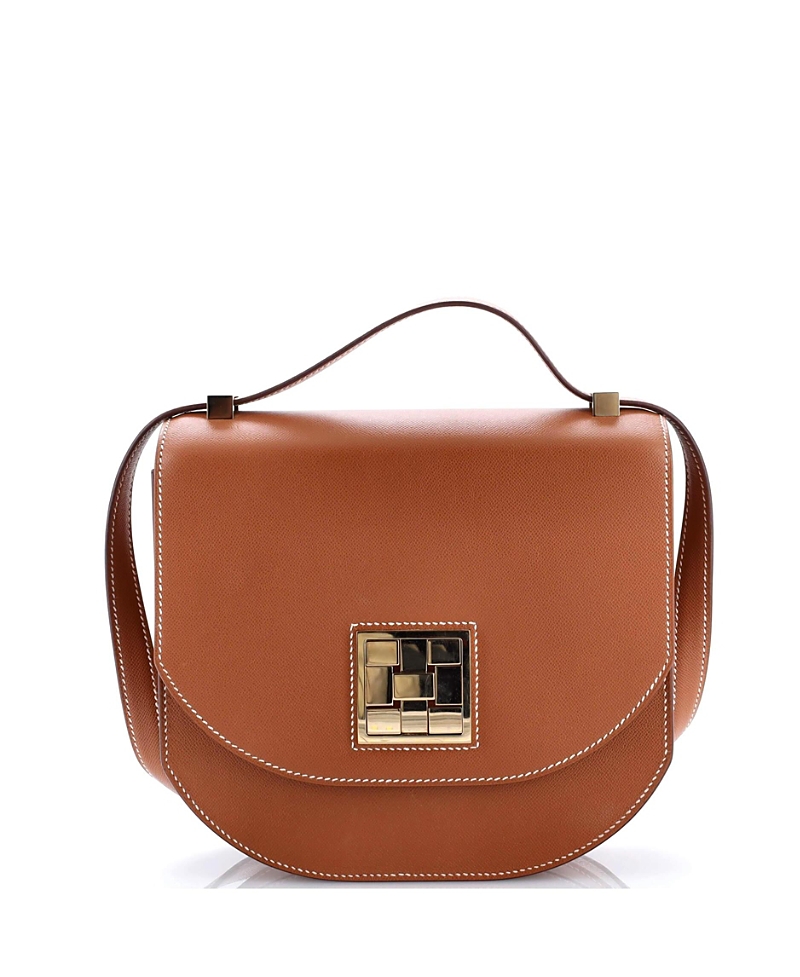 Pre-owned Pre-owned Hermes Hermes 21 Mosaique Au 24 Bag Madame In Brown
