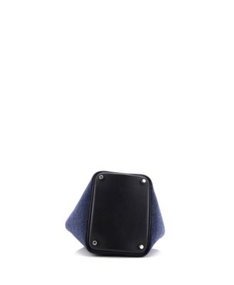 PM Picotin Lock Bag Felt with Leather