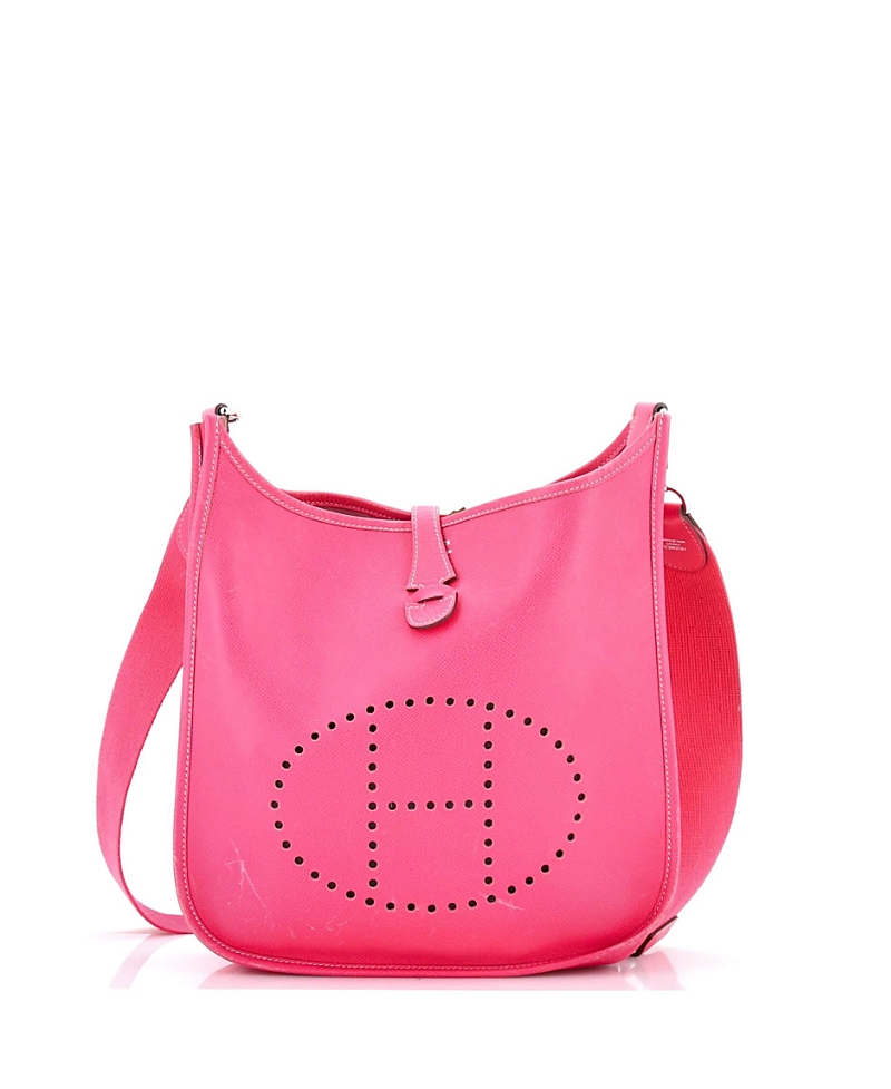 Pre-owned Pre-owned Hermes Hermes Pm Evelyne Bag Gen Iii Epsom In Pink