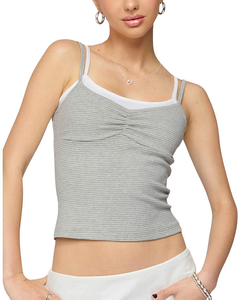 Edikted Lilian Layered Striped Tank Top