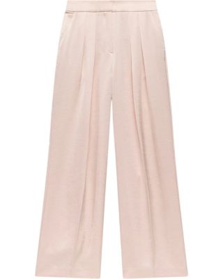 Women's Pleated Wide Leg Trousers