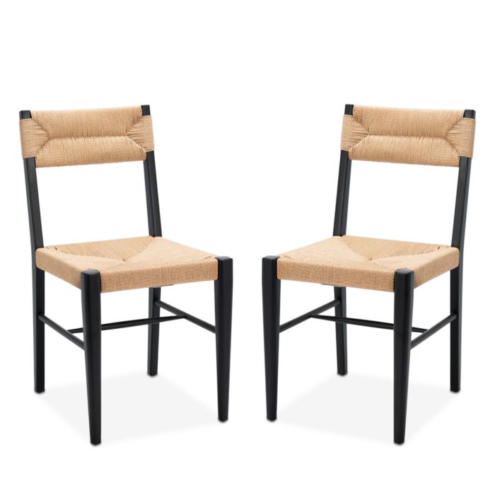 Cody Rattan Dining Chairs, Set of 2