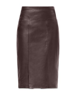 The Estella Leather Skirt