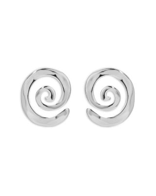 Aura Swirl Stud Earrings