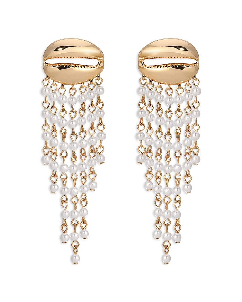 Ettika Mykonos Shell Dangle Earrings