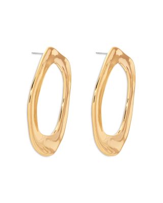 Open Circle Drop Earrings