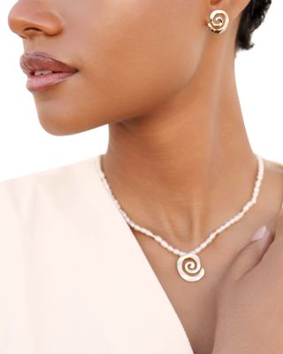 Aura Swirl Stud Earrings