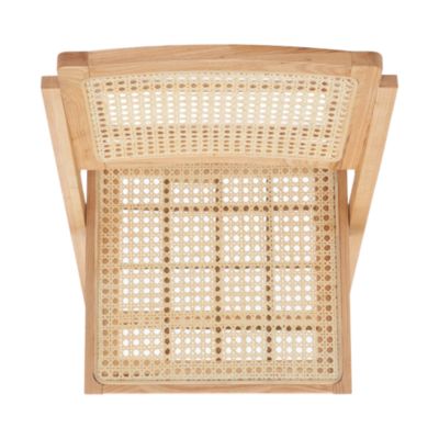 Desiree Cane Folding Dining Chairs, Set of 2