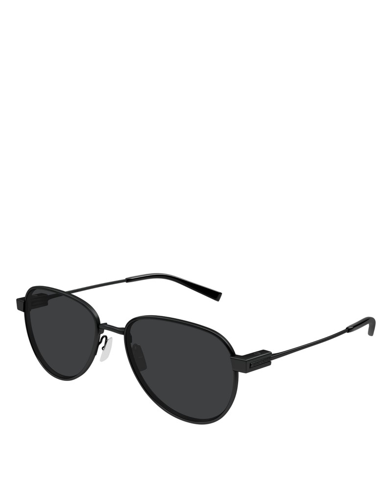 Saint Laurent Pilot Sunglasses, 53mm in Black