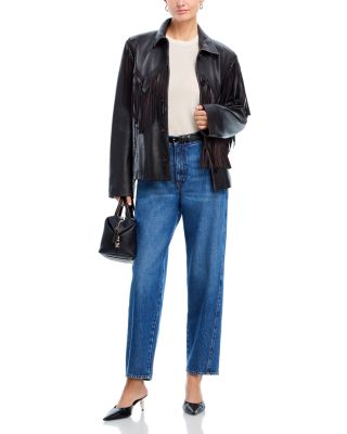 The Candle High Rise Trouser Jeans in Swan