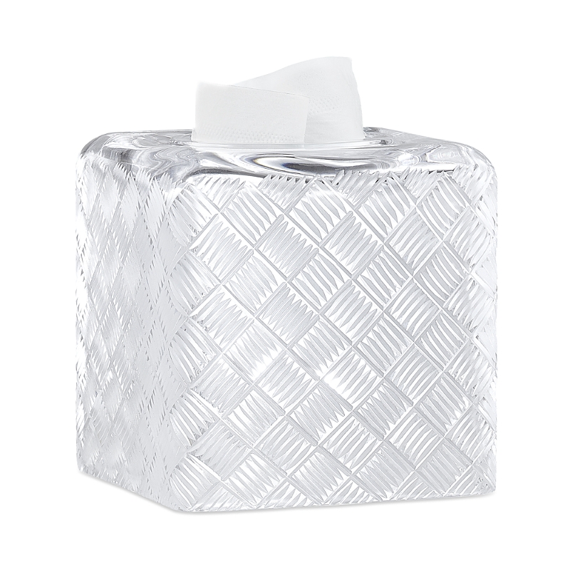 Labrazel Basketweave Tissue Cover In White