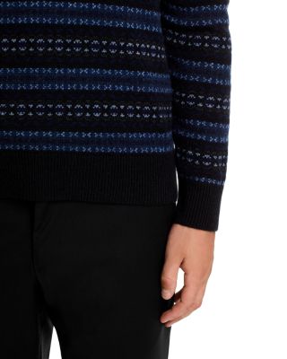 Fair Isle Striped Cashmere Sweater - Exclusive
