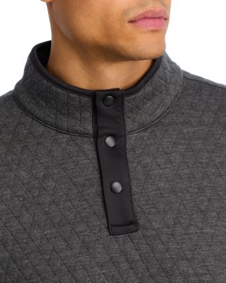 Snap Placket Quilted Pullover - Exclusive