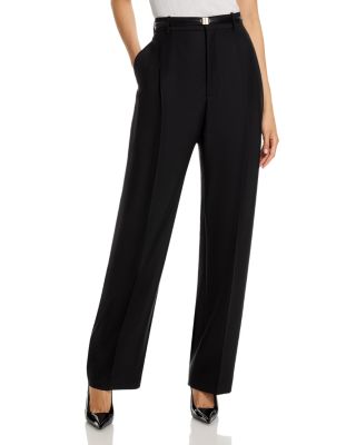 WARDROBE.NYC - Pleat Front Straight Leg Pants