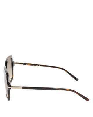 Rectangle Prisma Sunglasses, 57mm