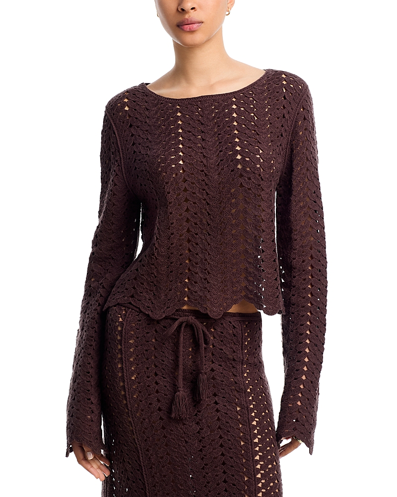 Aqua Crochet Top - Exclusive