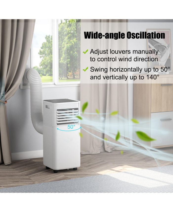 10000 BTU Portable Air Conditioner 3-in-1 Cooler w/Dehumidifier & Fan Mode