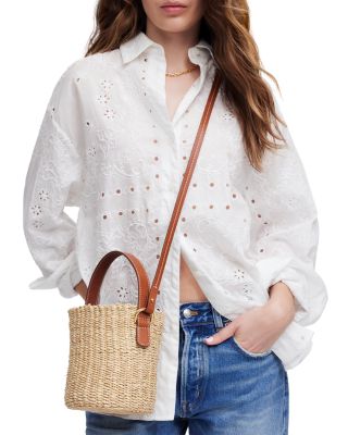 Mini Straw Basket Bag