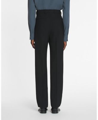 Straight Fit Wool Pants