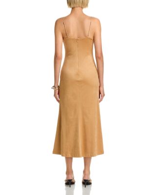 Nadira Faux Suede Dress