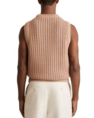 Bryant Crochet Sweater Vest