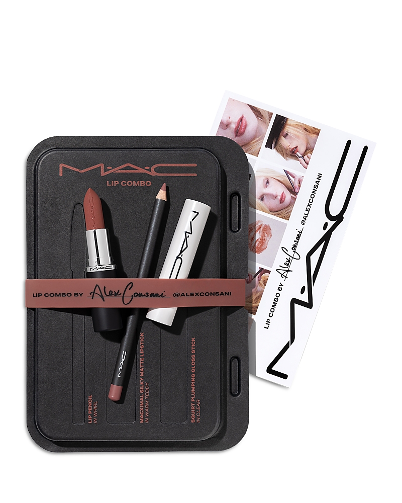 MAC lip combo by Alex Consani