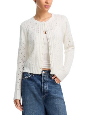 Pointelle Cardigan Sweater - Exclusive