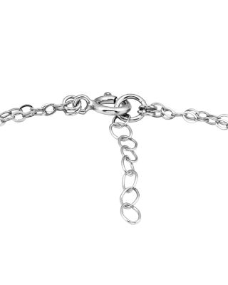 Sterling Silver Polished Heart Ankle Bracelet - Exclusive