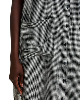 Linen Classic Collar Dress