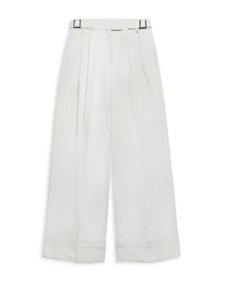 Pleated Wide Leg Pants