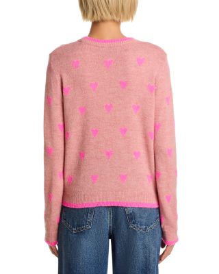 Isa Jacquard Heart Sweater