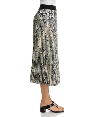 Indira Pleated Midi Skirt