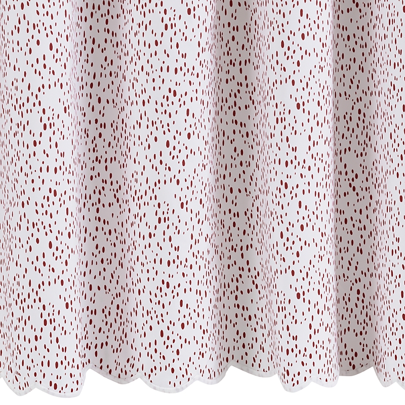Matouk Celine Shower Curtain In Red