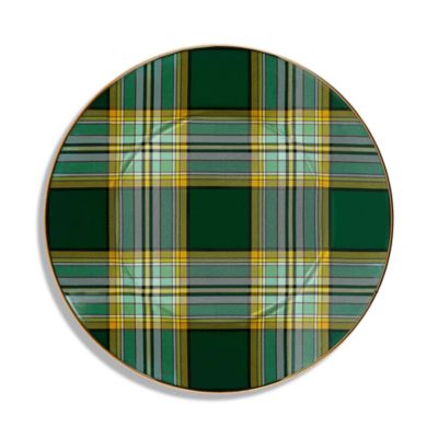 Tartan Green Dinner Plate