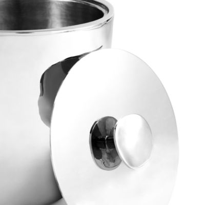 Reflective Ice Bucket with Tongs