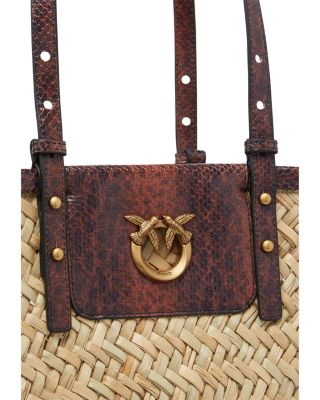 Love Summer Raffia Bucket Bag