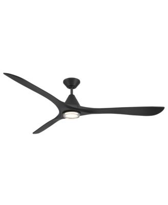 Fans Carve 72 in Selectable 2700-3000-4000-5000K LED Indoor or Outdoor Smart Home Ceiling Fan