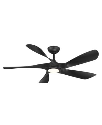 WAC Smart Fans Swirl 5 54in Selectable 2700-3000-4000-5000K LED Indoor or Outdoor Smart Home Ceiling Fan