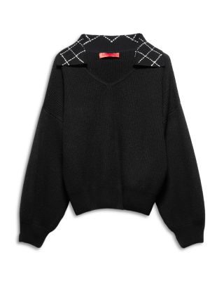 Fisherman Ribbed Knit Sweater