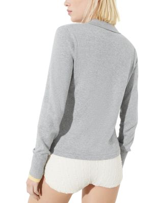Cotton & Cashmere Polo Sweater