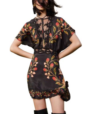 FARM Rio - Berry Garden Mini Dress