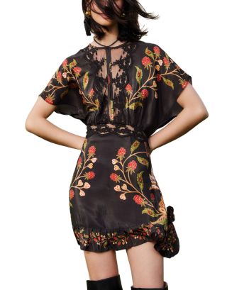 knee length dresses for ladies Romantic Garden Mini Dress – The RiverLane