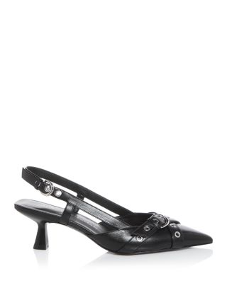 Women's Supermoto Slingback Pumps