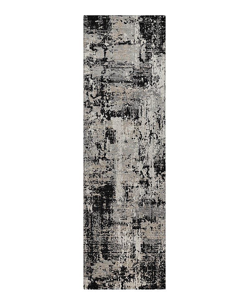 Dalyn Rug Company Dalyn Kochi Washable Kc7 Runner Area Rug, 2'3 X 7'6 In Black