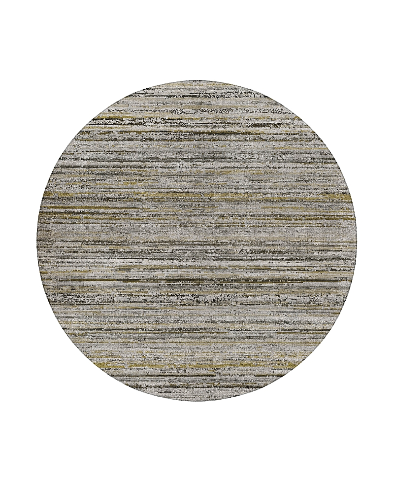 Dalyn Rug Company Dalyn Kochi Washable Kc3 Round Area Rug, 8' X 8' In Gray